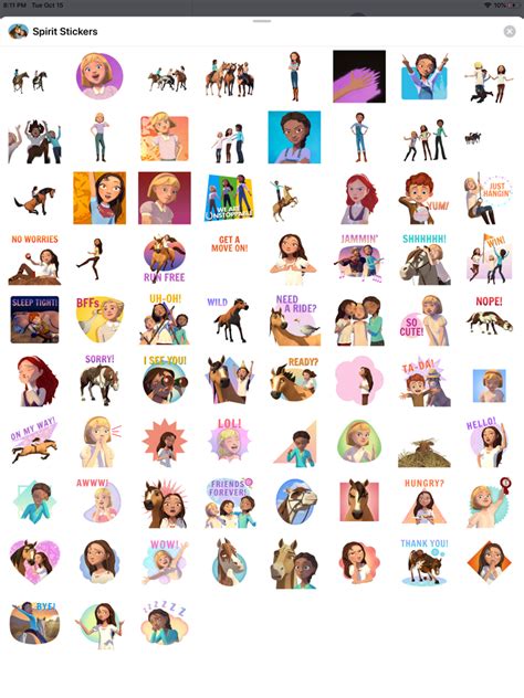 Spirit Riding Free Stickers App for iPhone - Free Download Spirit Riding Free Stickers for iPad ...