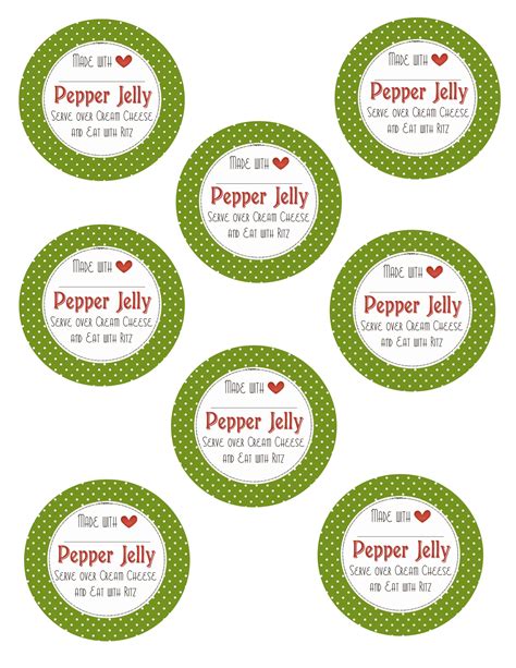 Canning Jar Labels Printable