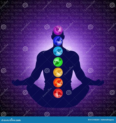 Cosmic energy stock illustration. Illustration of anahata - 61318228