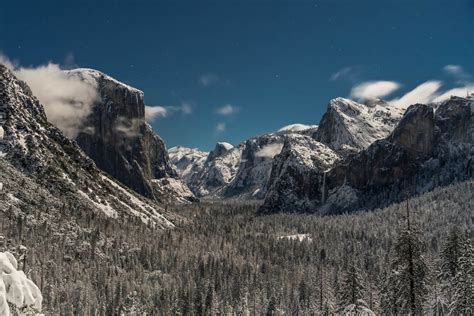 Yosemite Tunnel View Winter Landscape Photography Digital | Etsy