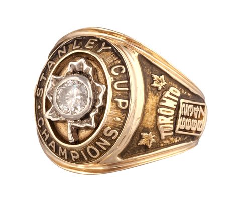 Lot Detail - 1967 Toronto Maple Leafs Stanley Cup Champions Ring ...