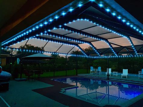 Pool Cage Enclosure Lighting - First Coast Trim Light