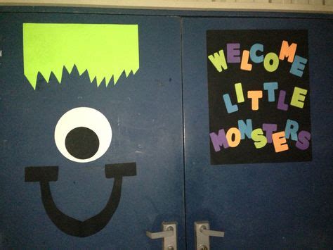 Creative Monster Door Decoration Ideas for Halloween