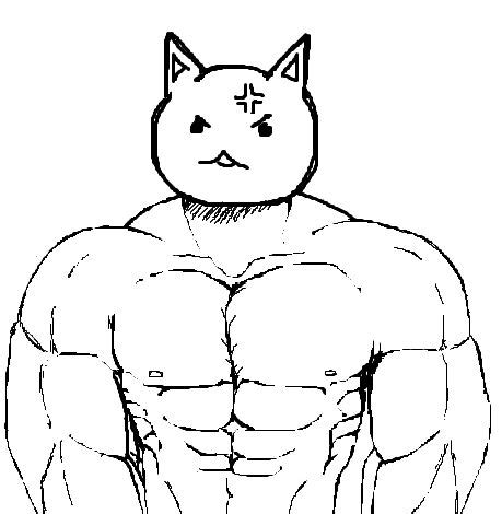 Buff Cat by crowbar885 on DeviantArt