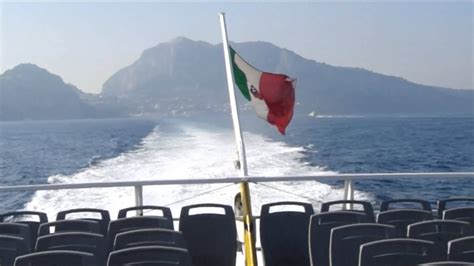 Fast ferry from Capri to Sorrento - YouTube