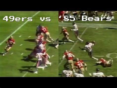 The 49ers Dynasty Takes on the ‘85 Bears - 49ers vs Bears 1985 ...