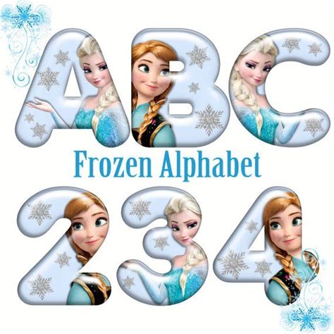 Happy Birthday Frozen Letters Printable