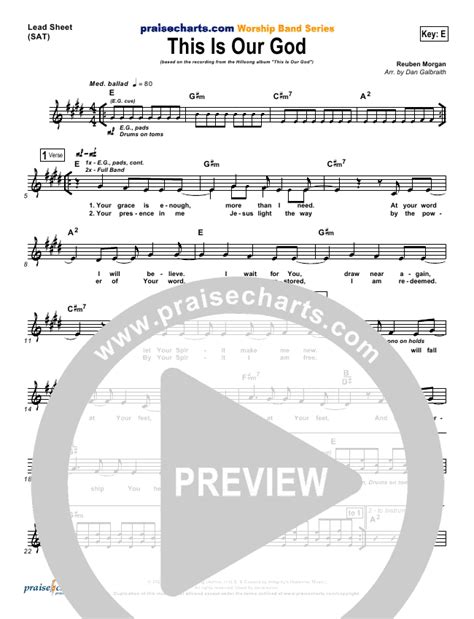 This Is Our God Sheet Music (Hillsong Worship) - PraiseCharts