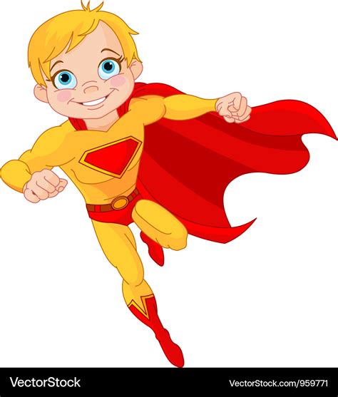 Super boy Royalty Free Vector Image - VectorStock