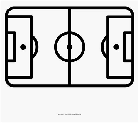 Football Field Coloring Page - Soccer Field Lines Png, Transparent Png ...