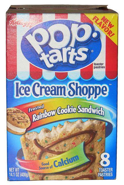 Ahh yes! Kellogg's Ice Cream Shoppe Frosted Rainbow Cookie Sandwich Pop ...