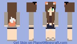 Fox Girl Minecraft Skin