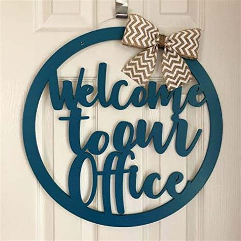 Amazon.com: Office Door Hanger - Office Welcome Sign - Welcome Sign for ...