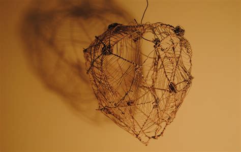 Wire Heart Sculpture