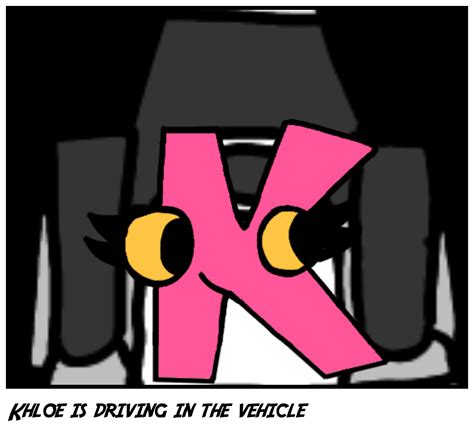 Khloe is driving in the vehicle - Comic Studio