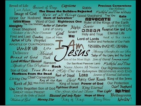 ApoLogika: The Many Names of Jesus in the Bible