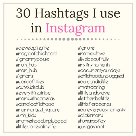 Hashtags to use for Instagram - Super Busy Mum - Northern Irish Blogger | Hashtag ideas ...