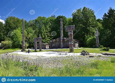 Museum of Anthropology at the University of British Columbia UBC Campus in Vancouver Editorial ...