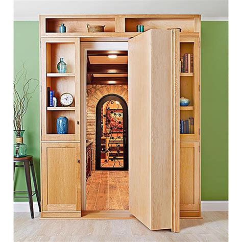 Hidden-door Bookcase Woodworking Plan from WOOD Magazine