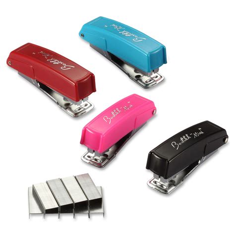 Bostitch Mini Desktop No. 10 Stapler, Assorted Colors - Walmart.com