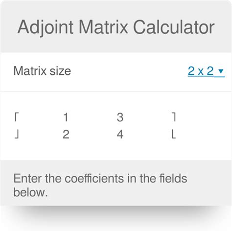 20+ matrix adjoint calculator - MohsanLailee