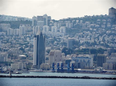 Travels - Ballroom Dancing - Amusement Parks: The skyline of Haifa dominated by the Bahai temple ...