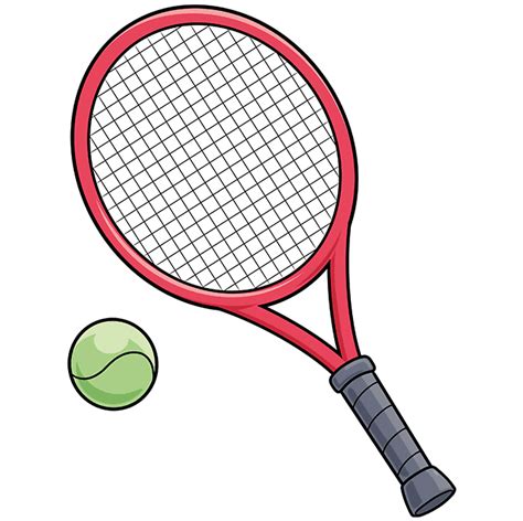 How to Draw a Tennis Racket and Ball - Really Easy Drawing Tutorial