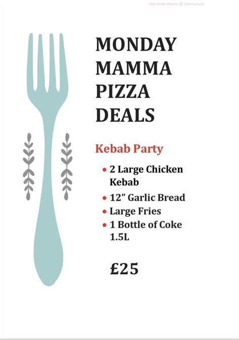 Online Menu of Mamma Pizza Restaurant, Oldham, United Kingdom, OL2 8AP ...