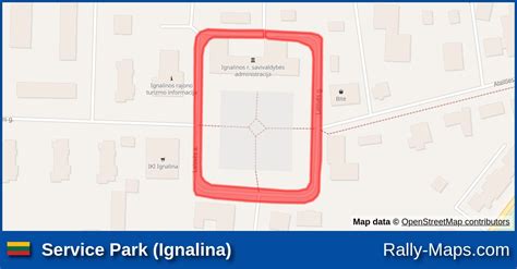 Service Park (Ignalina) stage map | Rally Cup Ignalina 2021 🌍 | Rally-Maps.com