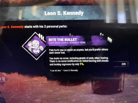 The Perks of Leon S Kennedy : r/deadbydaylight