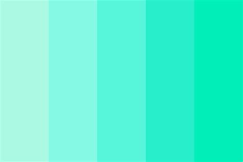 Teal Green Color Palette