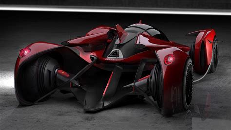 The Ferrari F413 is a single-seat electric hypercar concept with an outrageously futuristic ...