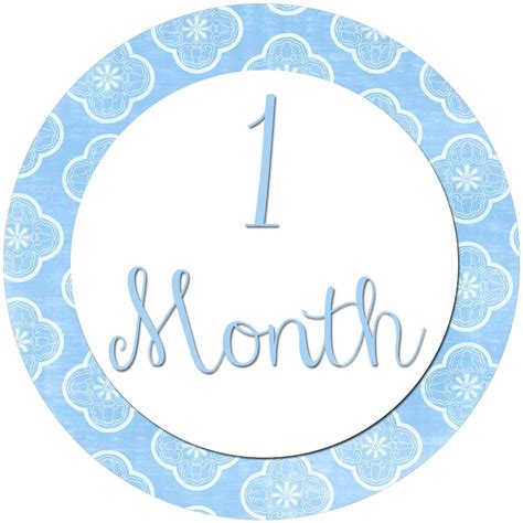 All Four Love: DIY: Month to Month Stickers | Baby month stickers, Baby month by month, Month ...