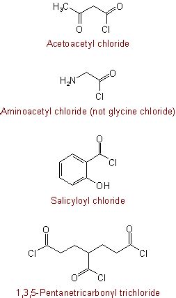 Rule C-481 Acyl Halides