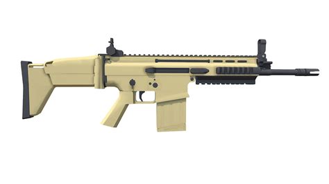 FN SCAR-H - Download Free 3D model by pachu11 [f15da82] - Sketchfab