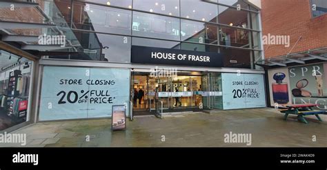 Maidstone UK 5th January 2024 Maidstone House of Fraser British department store closure with 20 ...