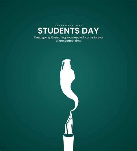 International Students Day. World Students Day creative design for ...