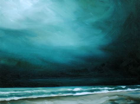 Ocean Storm Original Oil Painting 18x24 by sharonschock on Etsy