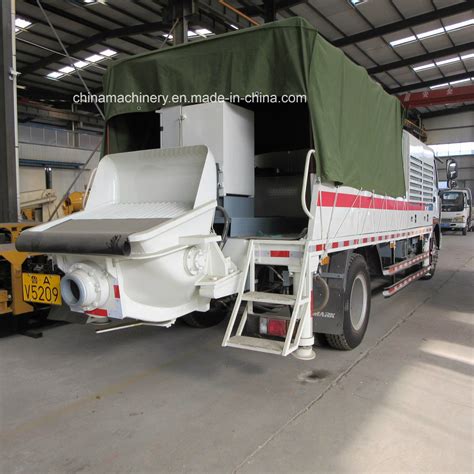 Truck Mounted Concrete Line Pump - China Concrete Pump Truck and ...