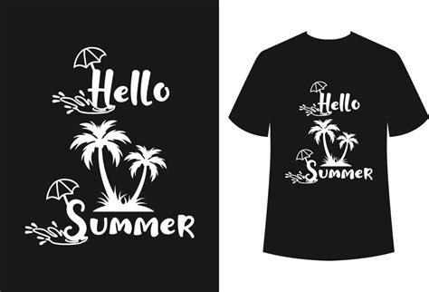 Summer T-shirt Design 22706538 Vector Art at Vecteezy