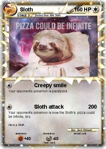 Pokémon Sloth 31 31 - Creepy smile - My Pokemon Card