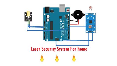 Laser Security System Alarm Using Arduino and LDR Module | Arduino Project - YouTube