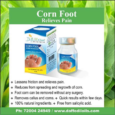 Corn Foot Remover Online | Aromatherapy Oils | Daffodil Essential Oils