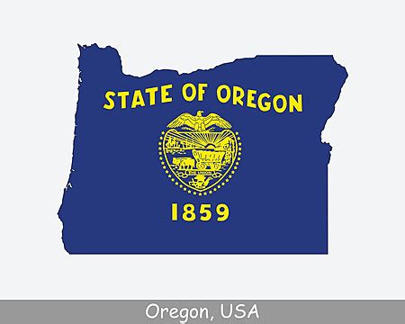 Oregon Map PNG Transparent Images Free Download | Vector Files | Pngtree