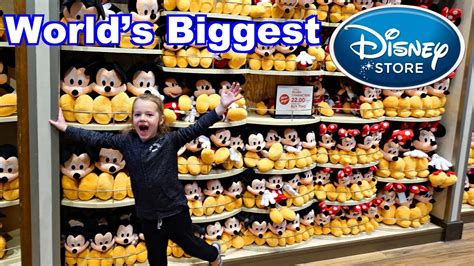 World's Biggest Disney Store Tour and Vlog - YouTube