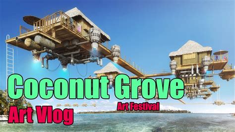 Coconut Grove Art Festival 2019 - Art Vlog 02 - YouTube