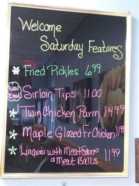 Menu at Governor's Restaurant & Bakery, Lewiston