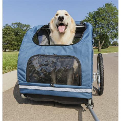 PetSafe Bicycle Trailer for Dogs, Includes Safety Tether & Pouches ...