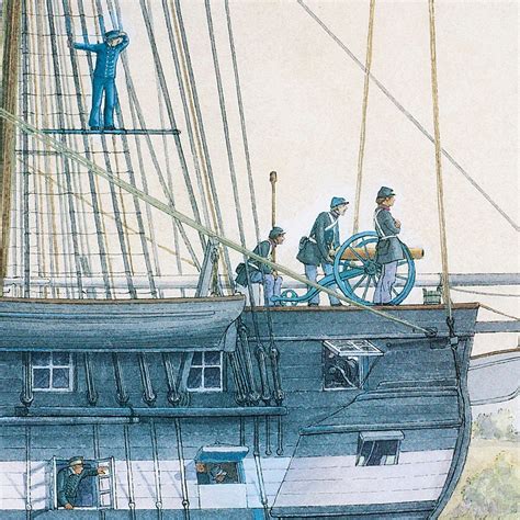 USS CONSTITUTION 1797 1997 the Life of a Ship. Signed by the Artist. - Etsy