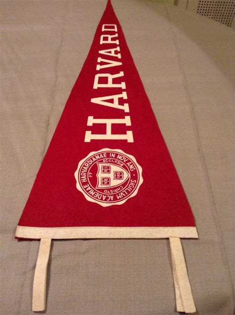 Vintage Harvard University Pennant | Etsy | Harvard university, Pennant, Harvard